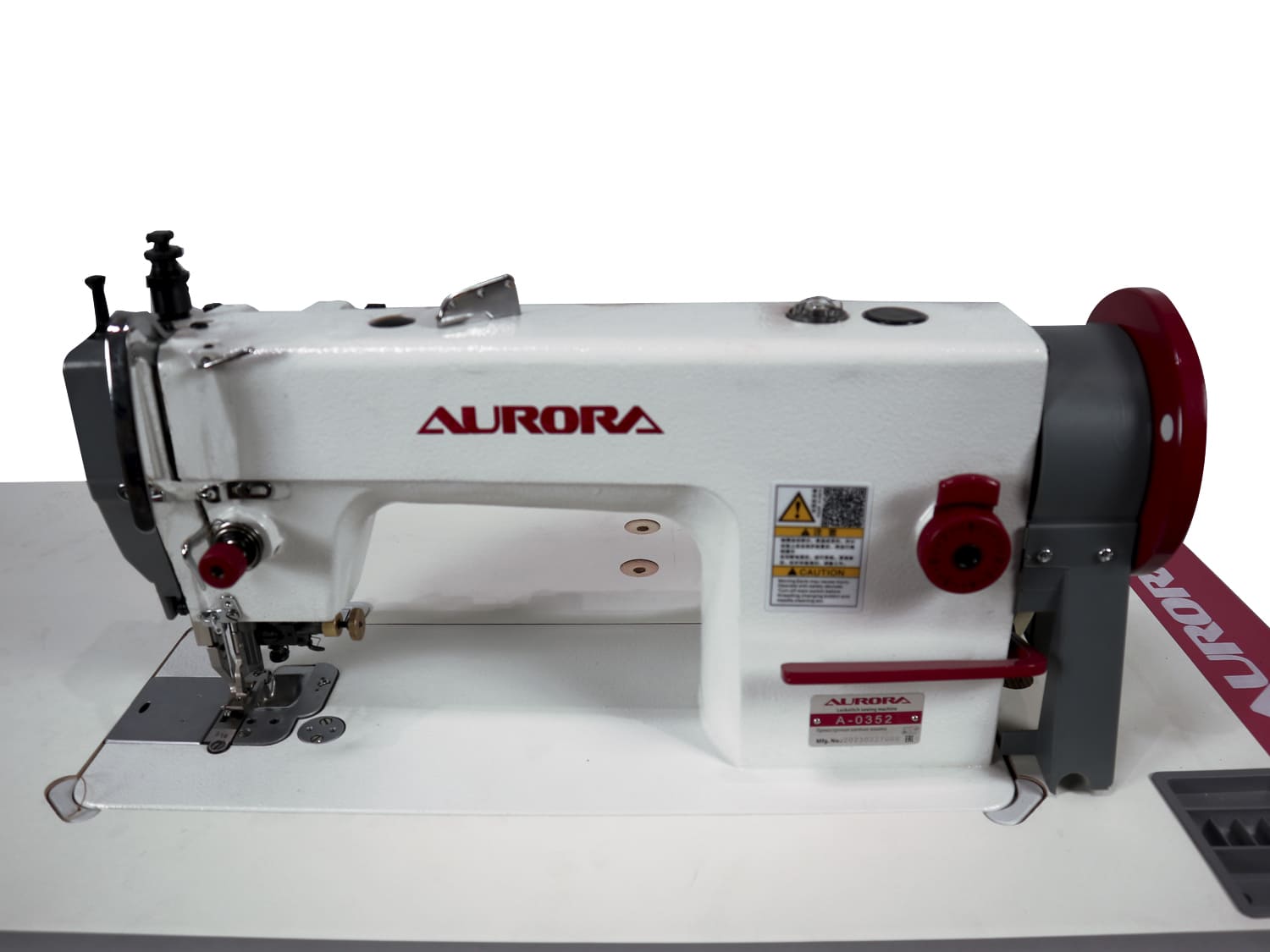 Aurora A-0352 с шагающей лапкой и ножом обрезки для кожи и тяж-x материалов